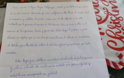 CARTA A LOS REYES MAGOS DE NUESTRAS PERSONAS USUARIAS